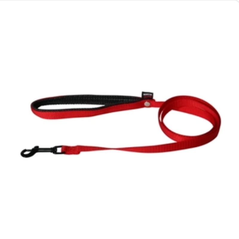 Hundeleine Nylon Rot